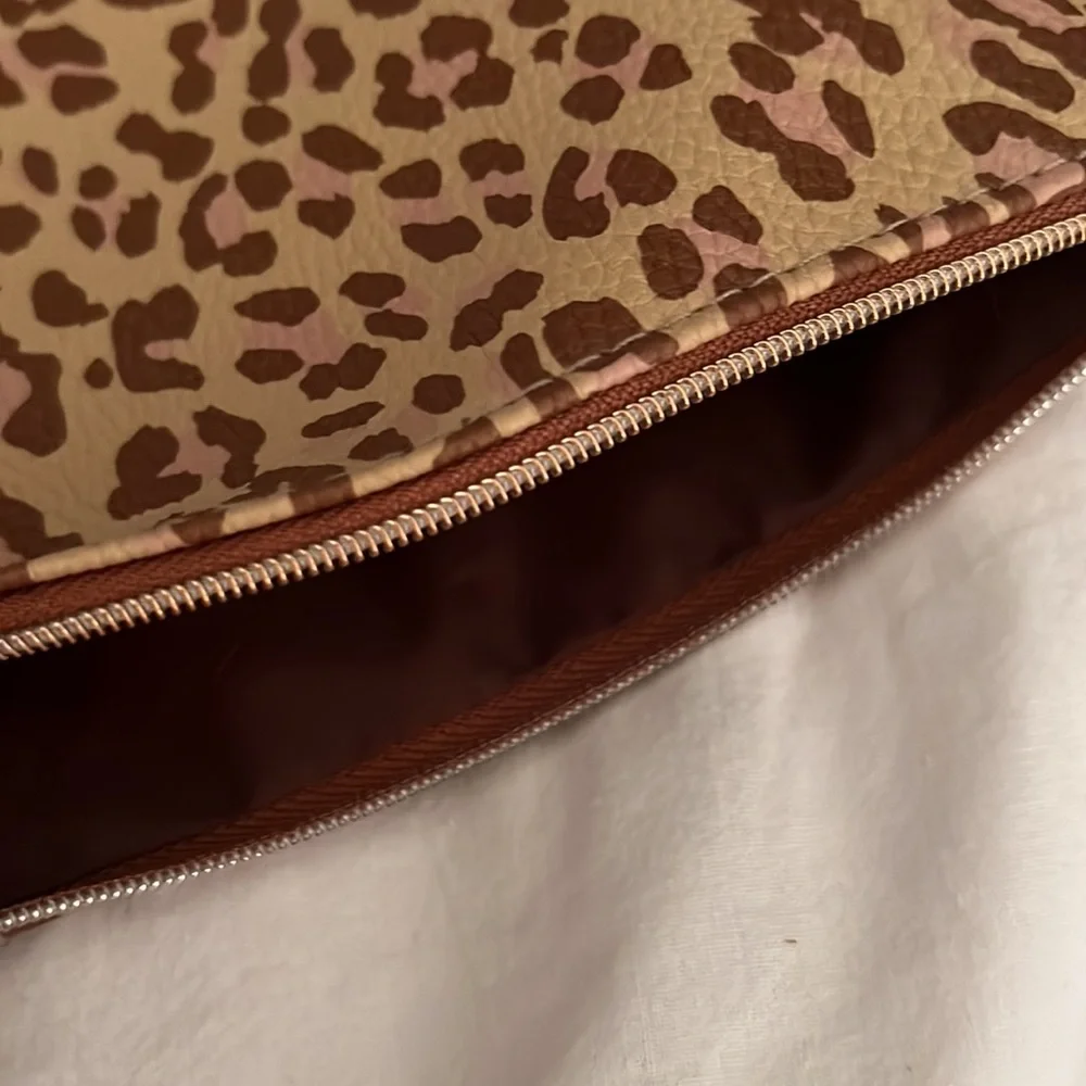 Ipsy Leopard Glam Cosmetic Bag